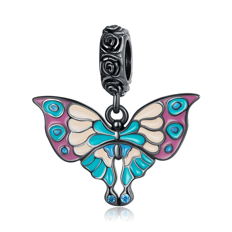 Accessori per collana braccialetto fai-da-te con ciondolo artistico a forma di farfalla in argento sterling S925, Artistic Butterfly