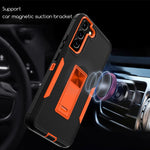 Custodia per telefono con supporto magnetico, For Samsung Galaxy S22 5G, For Samsung Galaxy S22+ 5G