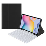 Custodia in pelle per tastiera Bluetooth con cappuccio quadrato A7 con slot per penna per Samsung Galaxy Tab S6 Lite / S7 / A7 10.4 2020, For Samsung Galaxy Tab S6 Lite