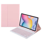 Custodia in pelle per tastiera Bluetooth con cappuccio quadrato A7 con slot per penna per Samsung Galaxy Tab S6 Lite / S7 / A7 10.4 2020, For Samsung Galaxy Tab S6 Lite
