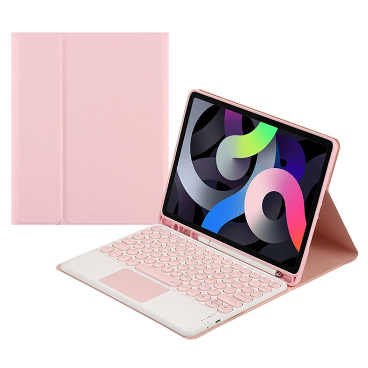 Custodia in pelle con tastiera Bluetooth con cappuccio rotondo con slot per penna per Samsung Galaxy Tab S6 Lite / S7 / A7 10.4 2020, For Samsung Galaxy Tab S6 Lite