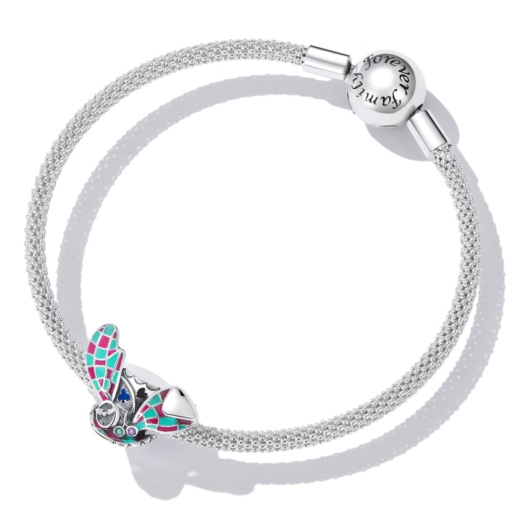 Accessori per collana braccialetto fai da te con orecchio di coniglio in argento sterling S925, Rabbit Ear Magic Hat