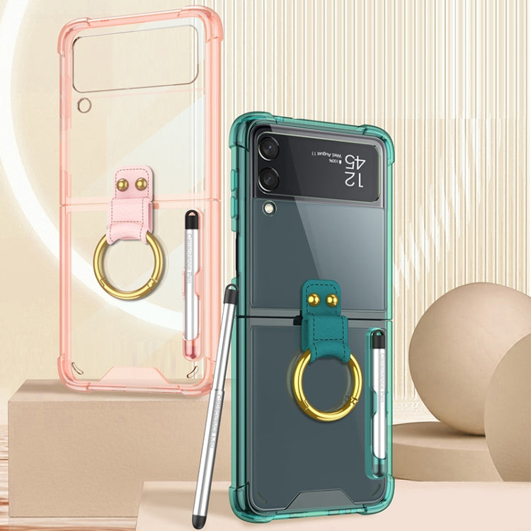 Custodia per telefono Airbag antiurto GKK con supporto ad anello e penna stilo, with Stylus Pen