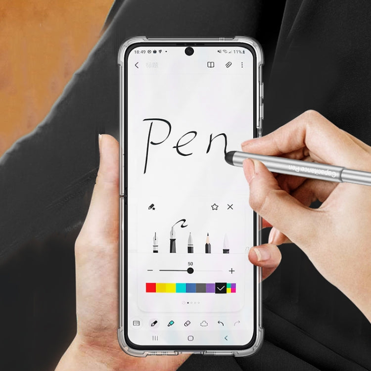 Custodia per telefono Airbag antiurto GKK con supporto ad anello e penna stilo, with Stylus Pen
