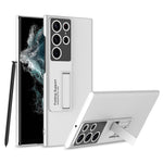 Custodia per telefono antiurto ultrasottile GKK con supporto, For Samsung Galaxy S22 5G, For Samsung Galaxy S22 Ultra 5G