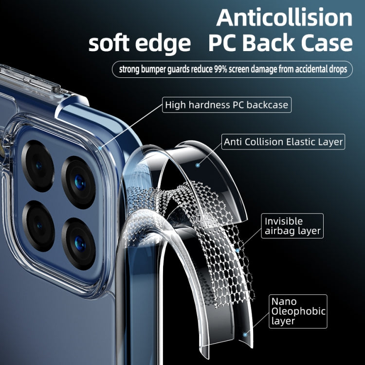 Custodia in cristallo di ghiaccio per PC + TPU, For Samsung Galaxy M53, For Xiaomi Black Shark 5