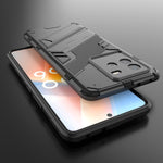 Punk Armor PC + Custodia per telefono in TPU con supporto, For vivo iQOO Neo6 5G