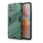 Punk Armor PC + Custodia per telefono in TPU con supporto, For vivo iQOO Neo6 5G
