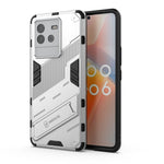 Punk Armor PC + Custodia per telefono in TPU con supporto, For vivo iQOO Neo6 5G