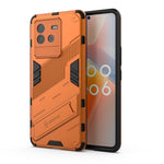 Punk Armor PC + Custodia per telefono in TPU con supporto, For vivo iQOO Neo6 5G