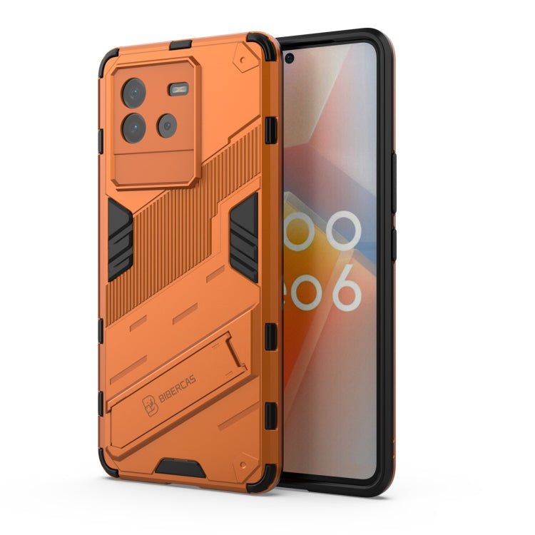 Punk Armor PC + Custodia per telefono in TPU con supporto, For vivo iQOO Neo6 5G