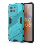Punk Armor PC + Custodia per telefono in TPU con supporto, For vivo iQOO Neo6 5G