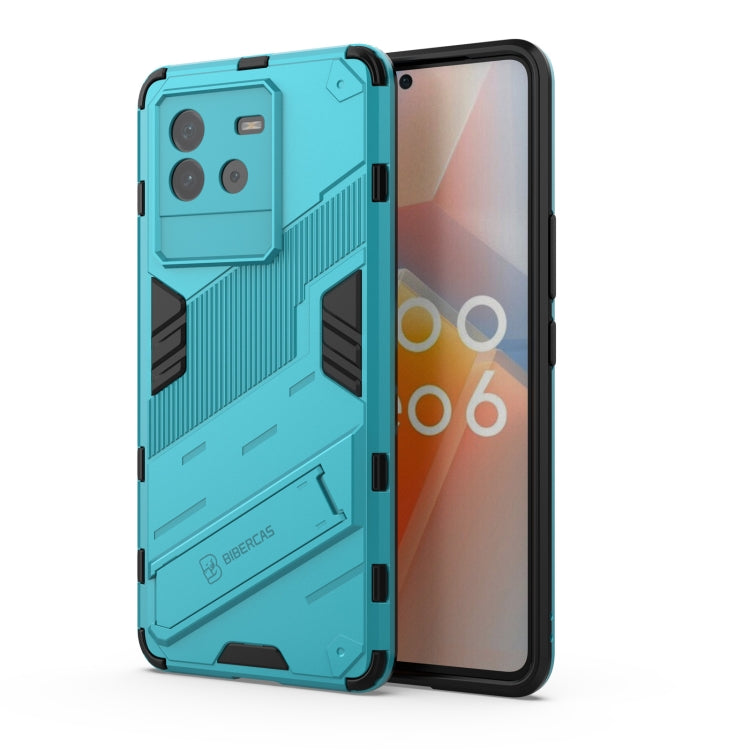 Punk Armor PC + Custodia per telefono in TPU con supporto, For vivo iQOO Neo6 5G