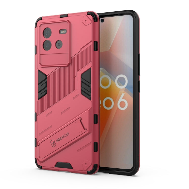 Punk Armor PC + Custodia per telefono in TPU con supporto, For vivo iQOO Neo6 5G