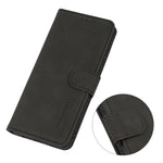 KHAZNEH Custodia per telefono in pelle con trama opaca, For Honor 50 Lite / Huawei nova 8i, For Honor 50 Pro, For Honor 50 / Huawei nova 9