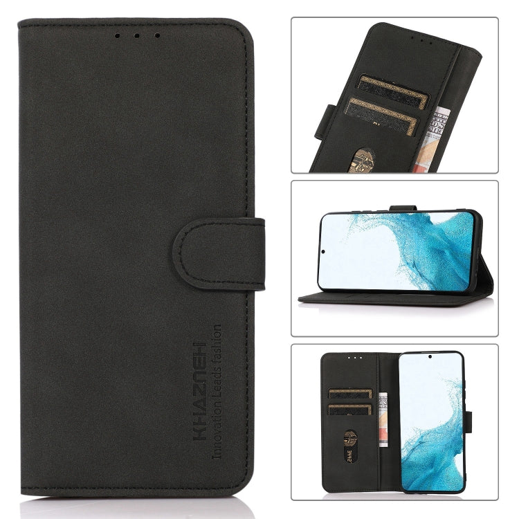 KHAZNEH Custodia per telefono in pelle con trama opaca, For Samsung Galaxy A53 5G, For Samsung Galaxy A73 5G, For Samsung Galaxy F23 5G / M23 5G, For Samsung Galaxy M52 5G, For Samsung Galaxy S22+ 5G, For Samsung Galaxy S22 Ultra 5G