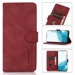 KHAZNEH Custodia per telefono in pelle con trama opaca, For Samsung Galaxy A53 5G, For Samsung Galaxy A73 5G, For Samsung Galaxy F23 5G / M23 5G, For Samsung Galaxy M52 5G, For Samsung Galaxy S22+ 5G, For Samsung Galaxy S22 Ultra 5G