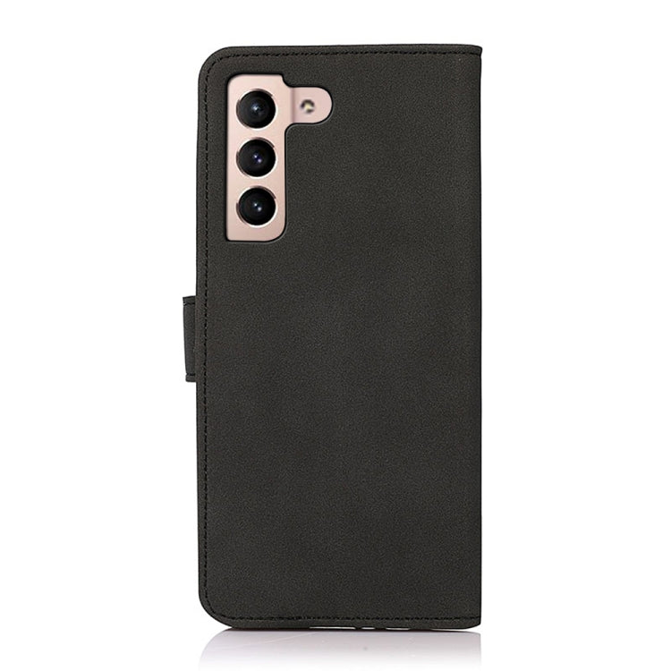KHAZNEH Custodia per telefono in pelle con trama opaca, For Samsung Galaxy S22 5G