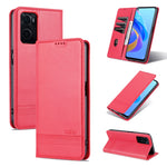 AZNS Custodia per telefono in pelle a conchiglia con struttura in vitello magnetico, For OPPO K10 / A96 4G / Realme 9i, For Xiaomi Redmi 10C / 10 India, For Honor X8 / X30i