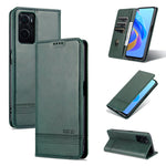 AZNS Custodia per telefono in pelle a conchiglia con struttura in vitello magnetico, For OPPO K10 / A96 4G / Realme 9i, For Xiaomi Redmi 10C / 10 India, For Honor X8 / X30i
