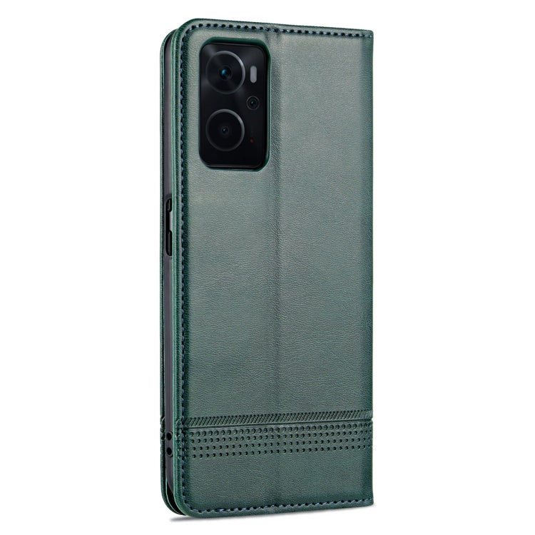 AZNS Custodia per telefono in pelle a conchiglia con struttura in vitello magnetico, For OPPO K10 / A96 4G / Realme 9i, For Xiaomi Redmi 10C / 10 India, For Honor X8 / X30i