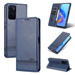 AZNS Custodia per telefono in pelle a conchiglia con struttura in vitello magnetico, For OPPO K10 / A96 4G / Realme 9i, For Xiaomi Redmi 10C / 10 India, For Honor X8 / X30i