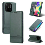 AZNS Custodia per telefono in pelle a conchiglia con struttura in vitello magnetico, For OPPO K10 / A96 4G / Realme 9i, For Xiaomi Redmi 10C / 10 India, For Honor X8 / X30i