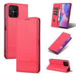 AZNS Custodia per telefono in pelle a conchiglia con struttura in vitello magnetico, For OPPO K10 / A96 4G / Realme 9i, For Xiaomi Redmi 10C / 10 India, For Honor X8 / X30i