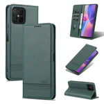 AZNS Custodia per telefono in pelle a conchiglia con struttura in vitello magnetico, For OPPO K10 / A96 4G / Realme 9i, For Xiaomi Redmi 10C / 10 India, For Honor X8 / X30i
