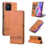 AZNS Custodia per telefono in pelle a conchiglia con struttura in vitello magnetico, For OPPO K10 / A96 4G / Realme 9i, For Xiaomi Redmi 10C / 10 India, For Honor X8 / X30i