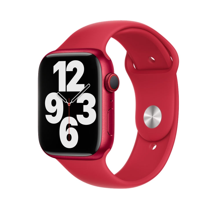 Cinturino in silicone per Apple Watch Series, For Apple Watch Series 9&8&7 41mm / SE 3&SE 2&6&SE&5&4 40mm, For Apple Watch 42mm / 41mm / 40mm / 38mm, For Apple Watch 46mm / 49mm / 45mm / 44mm                                                             ...