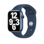 Cinturino in silicone per Apple Watch Series, For Apple Watch Series 9&8&7 41mm / SE 3&SE 2&6&SE&5&4 40mm, For Apple Watch 42mm / 41mm / 40mm / 38mm, For Apple Watch 46mm / 49mm / 45mm / 44mm                                                             ...