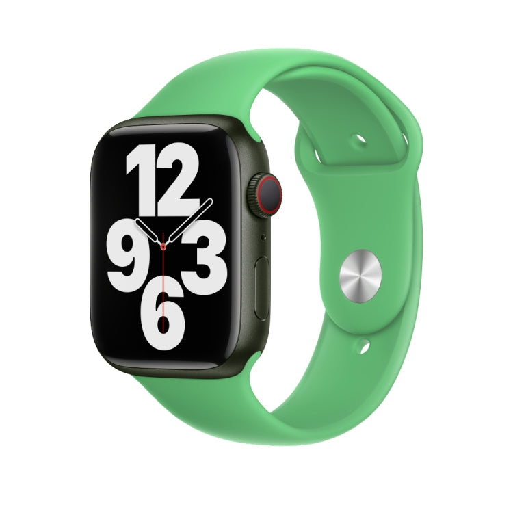 Cinturino in silicone per Apple Watch Series, For Apple Watch Series 9&8&7 41mm / SE 3&SE 2&6&SE&5&4 40mm, For Apple Watch 42mm / 41mm / 40mm / 38mm, For Apple Watch 46mm / 49mm / 45mm / 44mm                                                             ...