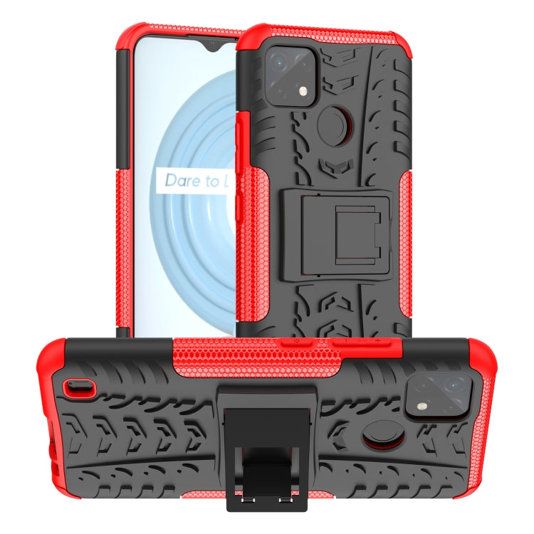 Gomma Texture TPU + Custodia per telefono PC con supporto, For OPPO Realme C21Y, For Motorola Moto G22/E32, For OPPO Realme C35