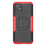 Gomma Texture TPU + Custodia per telefono PC con supporto, For OPPO Realme C21Y, For Motorola Moto G22/E32, For OPPO Realme C35