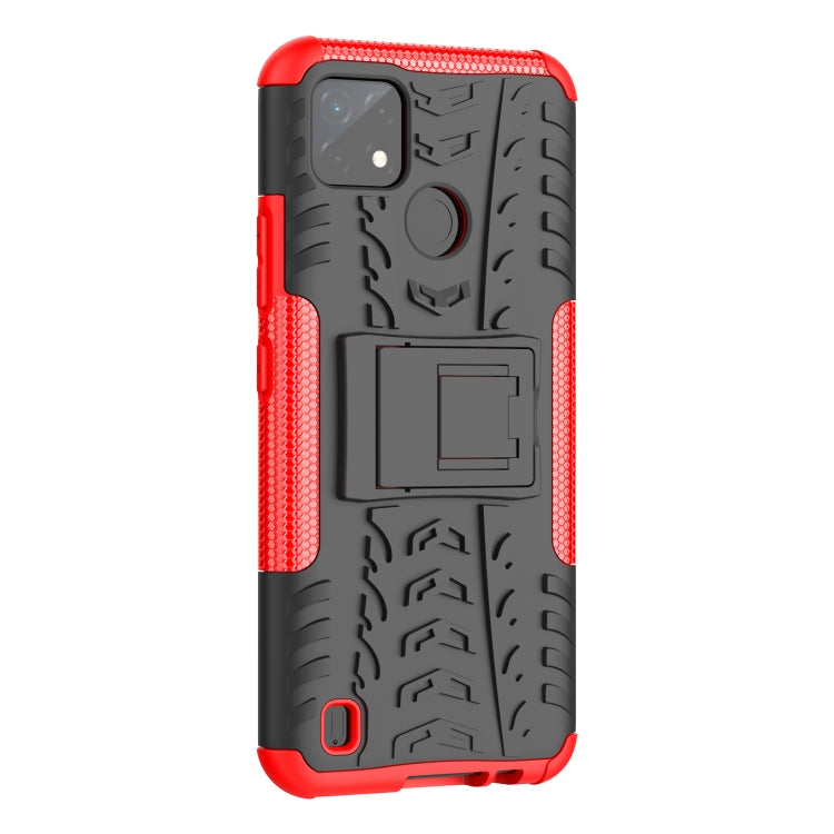 Gomma Texture TPU + Custodia per telefono PC con supporto, For OPPO Realme C21Y, For Motorola Moto G22/E32, For OPPO Realme C35