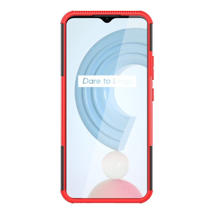 Gomma Texture TPU + Custodia per telefono PC con supporto, For OPPO Realme C21Y, For Motorola Moto G22/E32, For OPPO Realme C35