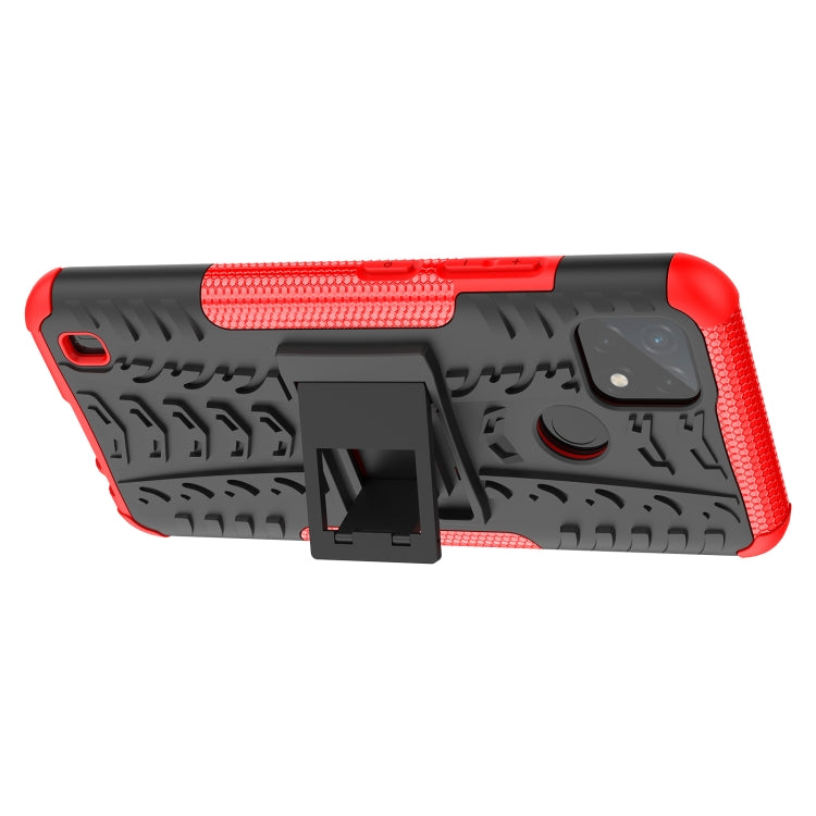 Gomma Texture TPU + Custodia per telefono PC con supporto, For OPPO Realme C21Y, For Motorola Moto G22/E32, For OPPO Realme C35