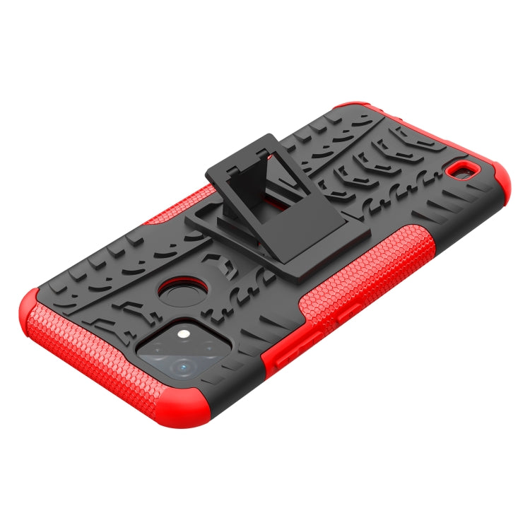 Gomma Texture TPU + Custodia per telefono PC con supporto, For OPPO Realme C21Y, For Motorola Moto G22/E32, For OPPO Realme C35