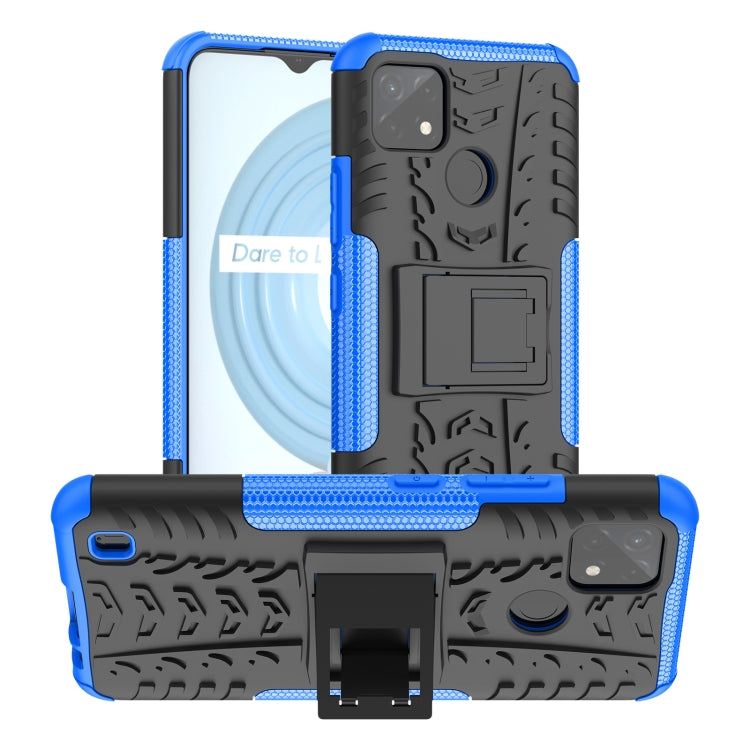 Gomma Texture TPU + Custodia per telefono PC con supporto, For OPPO Realme C21Y, For Motorola Moto G22/E32, For OPPO Realme C35