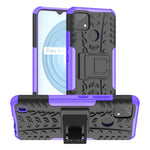 Gomma Texture TPU + Custodia per telefono PC con supporto, For OPPO Realme C21Y, For Motorola Moto G22/E32, For OPPO Realme C35