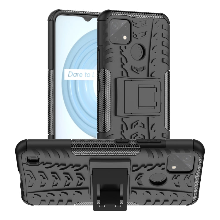 Gomma Texture TPU + Custodia per telefono PC con supporto, For OPPO Realme C21Y, For Motorola Moto G22/E32, For OPPO Realme C35