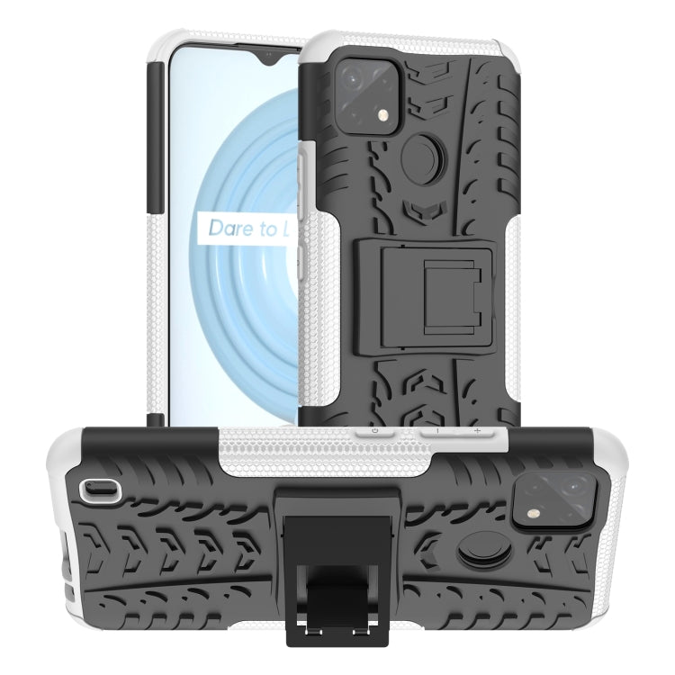 Gomma Texture TPU + Custodia per telefono PC con supporto, For OPPO Realme C21Y, For Motorola Moto G22/E32, For OPPO Realme C35