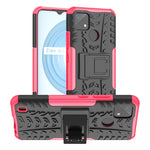 Gomma Texture TPU + Custodia per telefono PC con supporto, For OPPO Realme C21Y, For Motorola Moto G22/E32, For OPPO Realme C35
