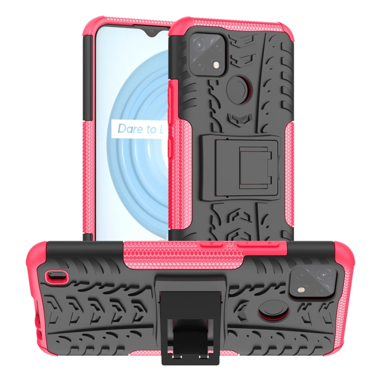 Gomma Texture TPU + Custodia per telefono PC con supporto, For OPPO Realme C21Y, For Motorola Moto G22/E32, For OPPO Realme C35