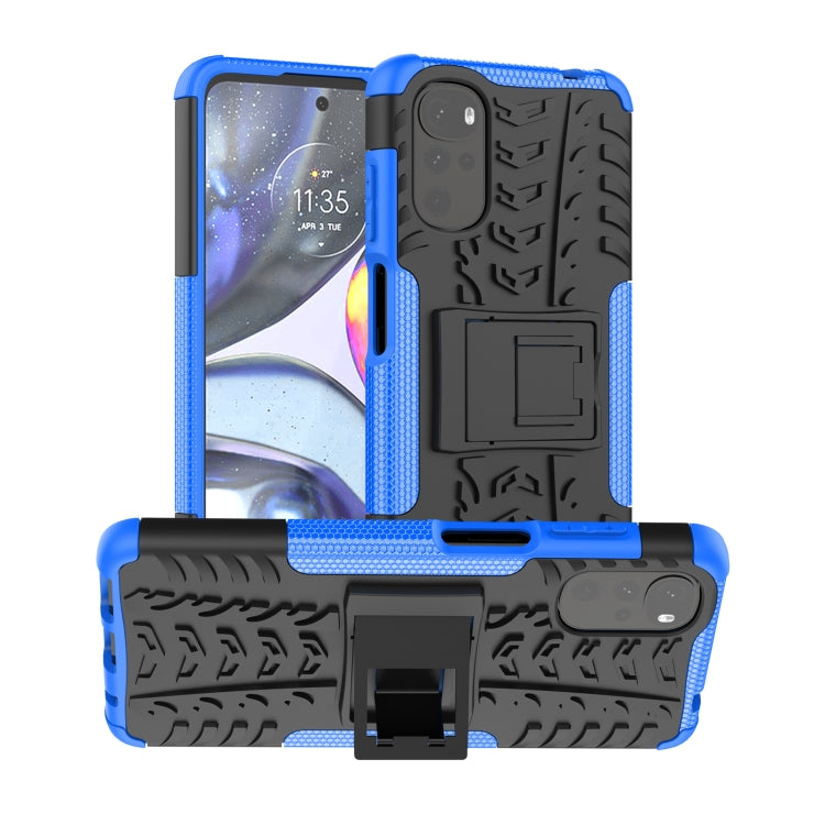 Gomma Texture TPU + Custodia per telefono PC con supporto, For OPPO Realme C21Y, For Motorola Moto G22/E32, For OPPO Realme C35