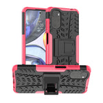 Gomma Texture TPU + Custodia per telefono PC con supporto, For OPPO Realme C21Y, For Motorola Moto G22/E32, For OPPO Realme C35