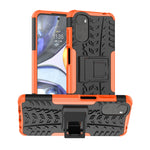 Gomma Texture TPU + Custodia per telefono PC con supporto, For OPPO Realme C21Y, For Motorola Moto G22/E32, For OPPO Realme C35