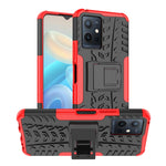 Gomma Texture TPU + Custodia per telefono PC con supporto, For vivo Y75 / Y55 / T1 5G, For Samsung Galaxy M23 / F23 5G