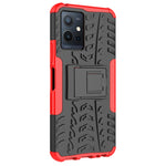 Gomma Texture TPU + Custodia per telefono PC con supporto, For vivo Y75 / Y55 / T1 5G, For Samsung Galaxy M23 / F23 5G